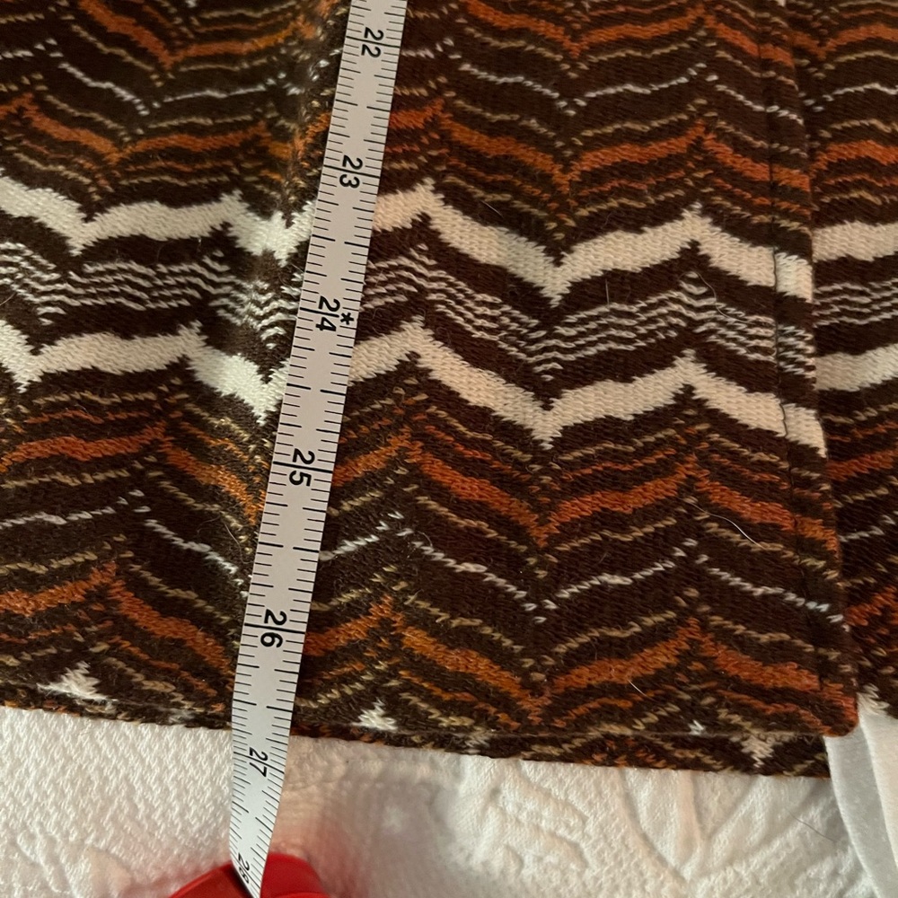 Vintage 1970s Multicolor Zigzag Patterned Jacket - image 5